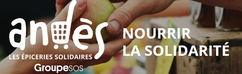 Logo Réseau national des épiceries solidaires - Andes